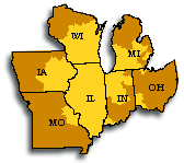 Chicago Illinois Plant UPS map