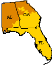 Miami Florida Plant UPS map