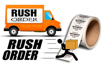 rush labels