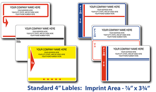 stock mailing label options