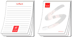 Notepad Size: 4¼″ x 5½″