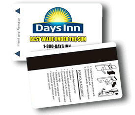 plastic hotel key cards