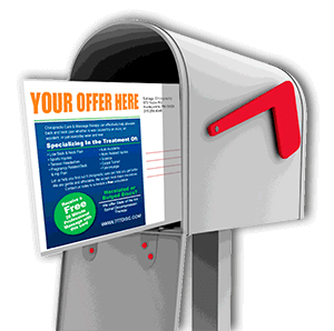 mailbox with direct mail