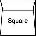 square announcement envelopes