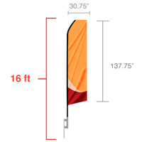 economy flag 16 foot