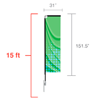 rectangular flag 10 foot