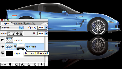 adding gradient to mask