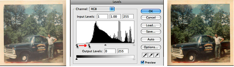 histogram adjustments