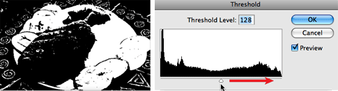 finding white threshold